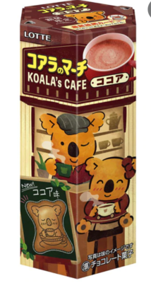 Lotte Koala no machi Cacao et café