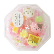 Bonbons japonais faits main chien chat ou panda Ageo