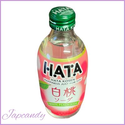Hatakosen Hata Soda Ramune Juicy pêche blanche