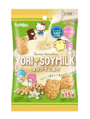 Biscuits Sanrio-Yori au lait de soja